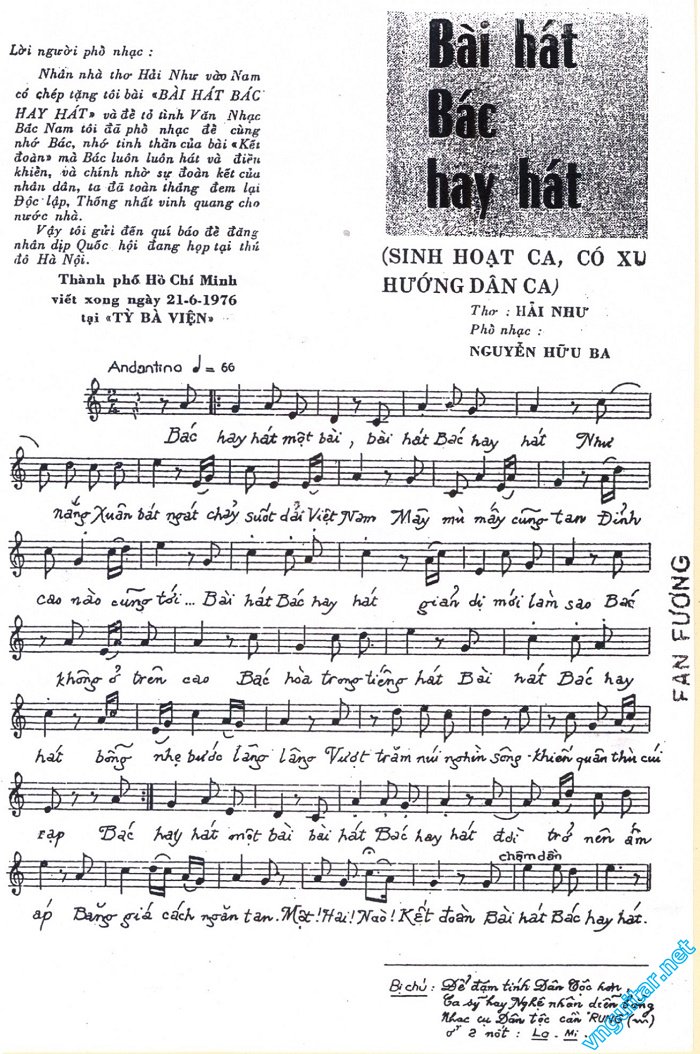 Bai hat Bac hay hat.jpg