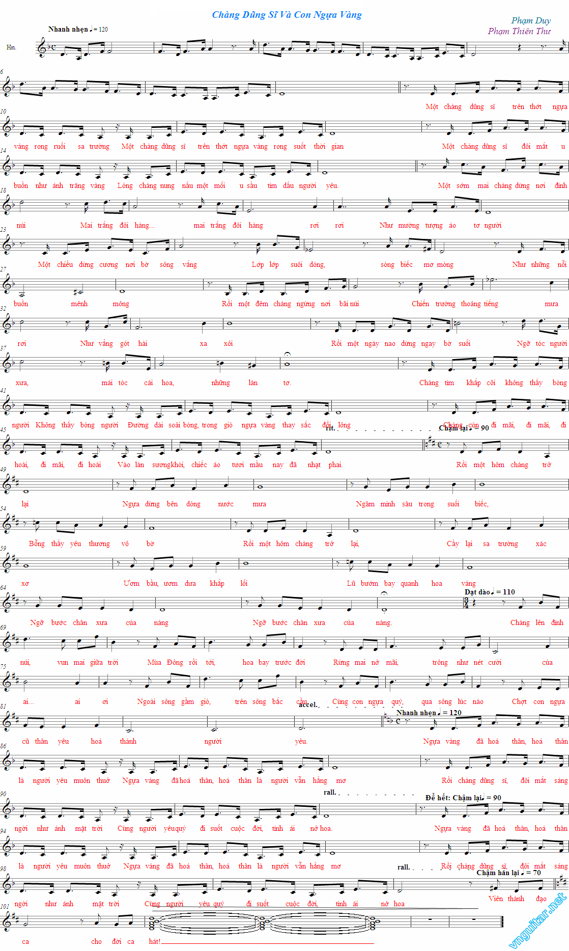 Chang dung si va con ngua vang - Pham Duy_Pham Thien Thu.PNG