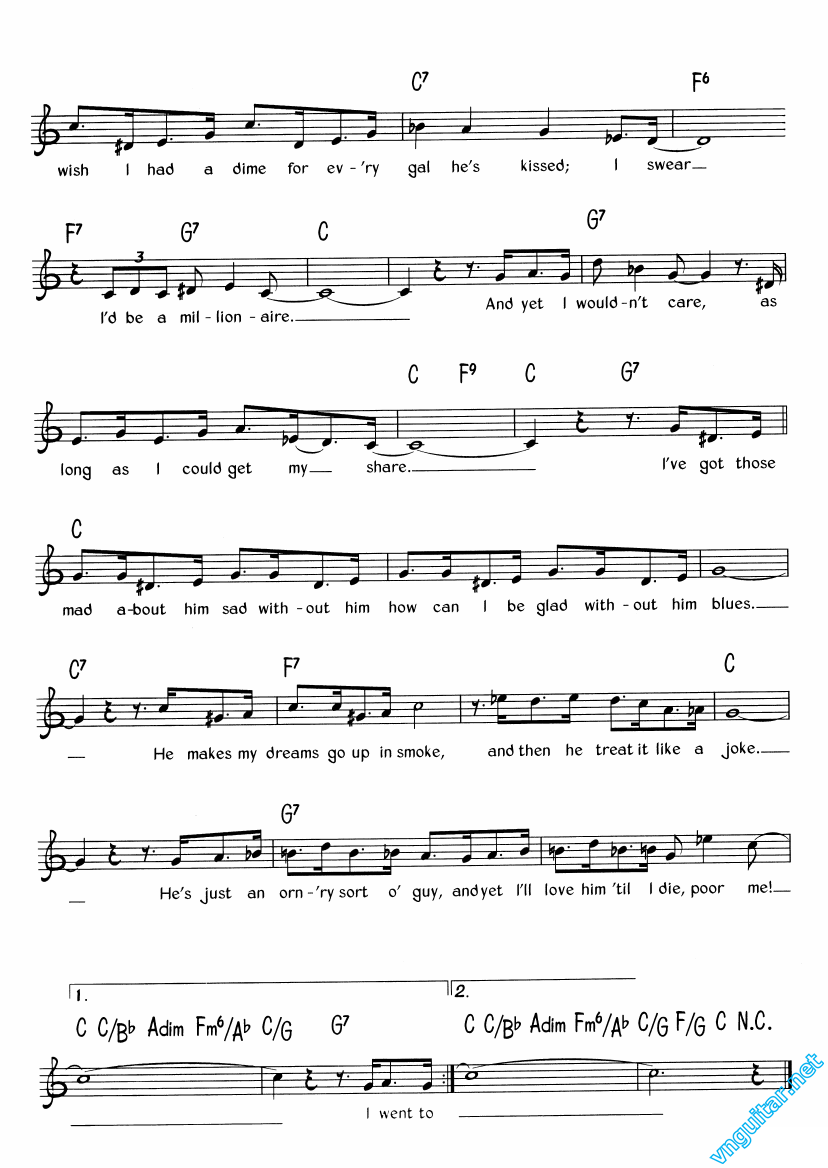 Mad about him, sad without him, how can I be glad without him blues 2.png