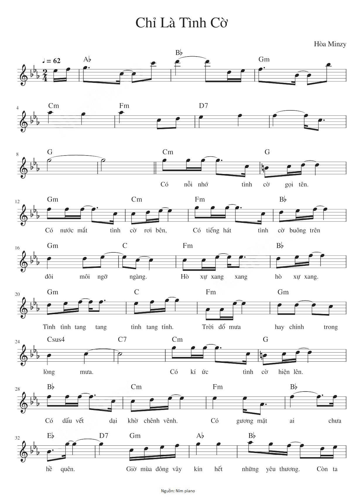 Sheet nhac Chi la tinh co 1.png