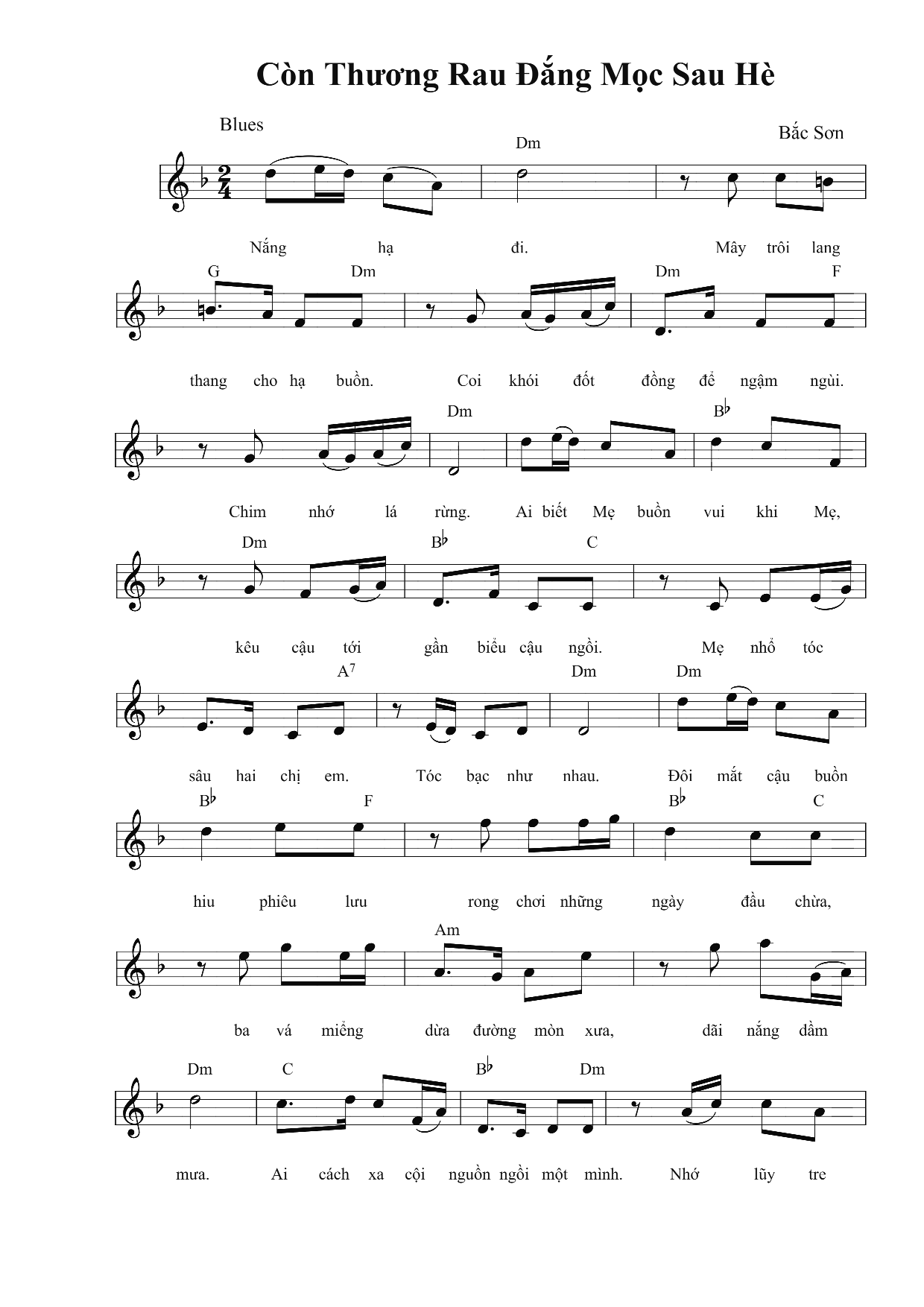 Sheet nhac Con thuong rau dangmoc sau he 001.png