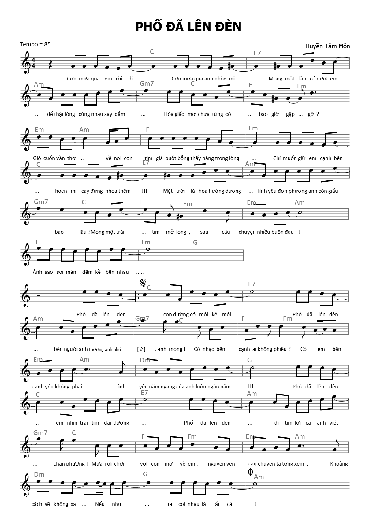 Sheet nhac Pho Da Len Den_Huyen Tam Mon_C 1.png