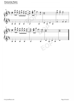 Sheet piano Doraemon no Uta 4.png